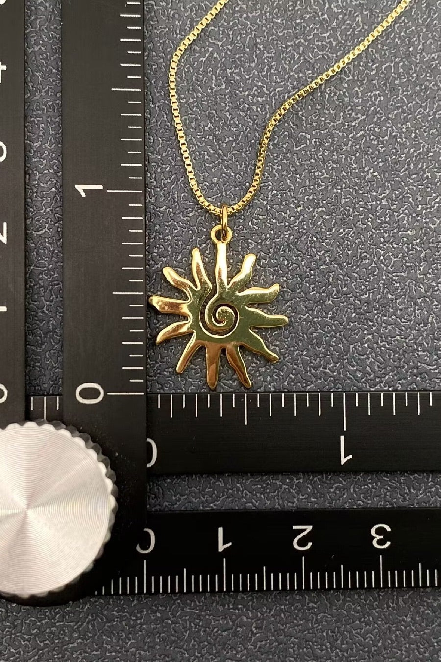 Mini Sun-goddess Vortex Sun Necklace