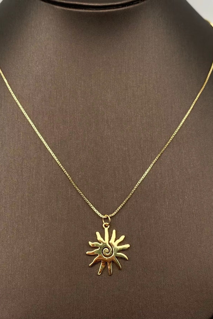 Mini Sun-goddess Vortex Sun Necklace