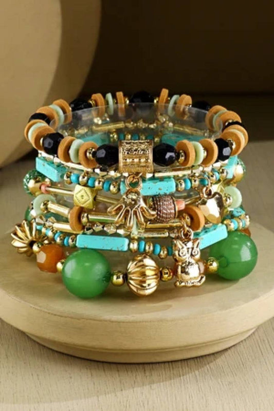 Imperial Jade City Bohemian Stack Bracelets