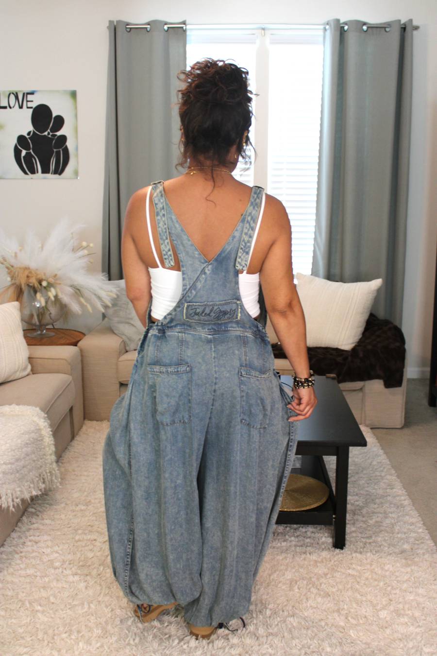 JG Denim Rise Above Overalls