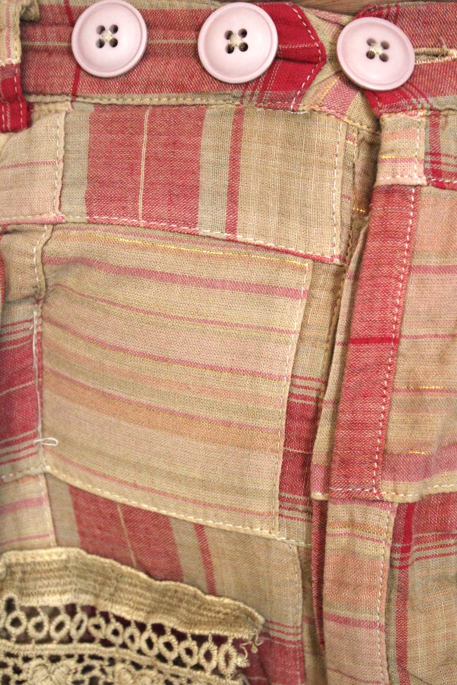JG Magenta Plaid Traveling On Pants