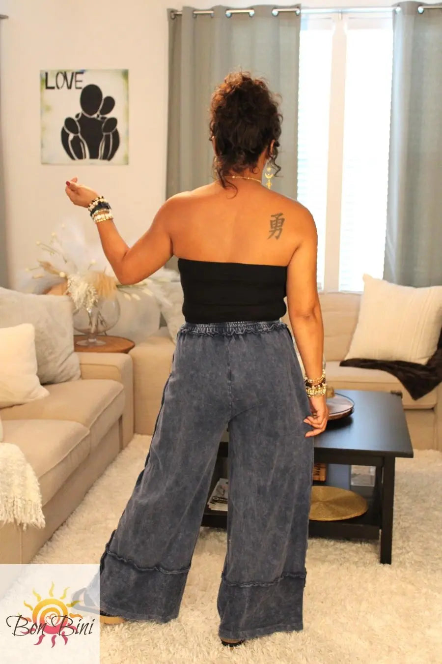JH Raw Hem Wide Pants