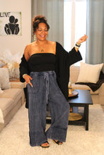 Load image into Gallery viewer, JH Raw Hem Wide Pants
