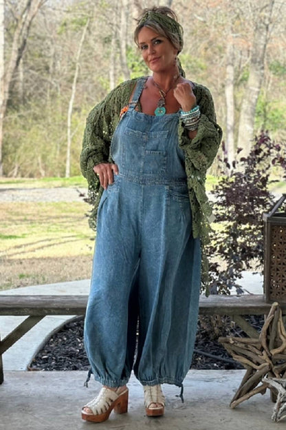 JG Denim Rise Above Overalls