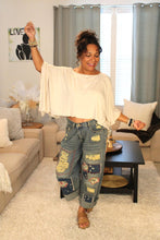 Load image into Gallery viewer, Jaded Gypsy Garden Splatter Jeans
