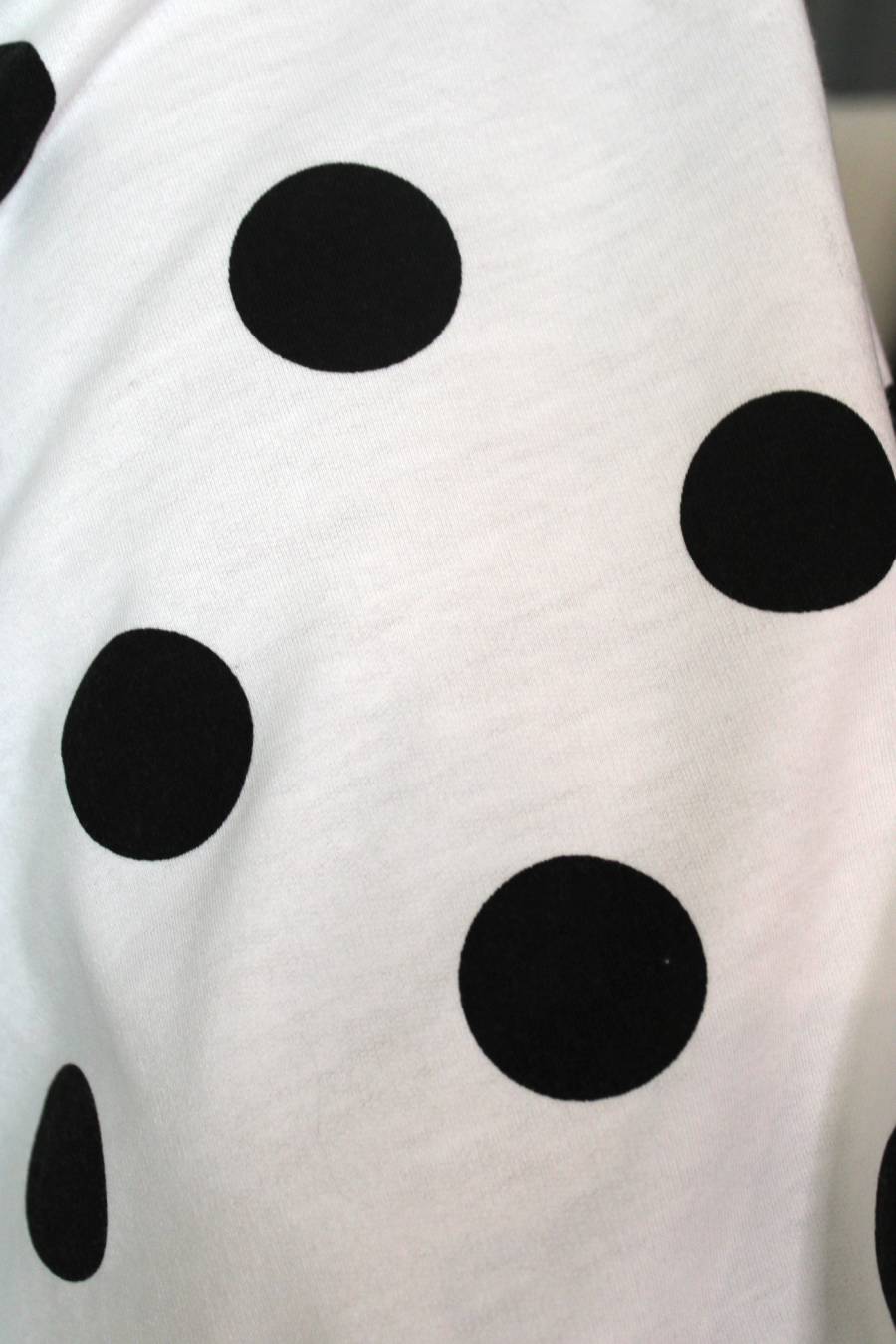 Lady Blanc Polka Dot French Terry Balloon Pants