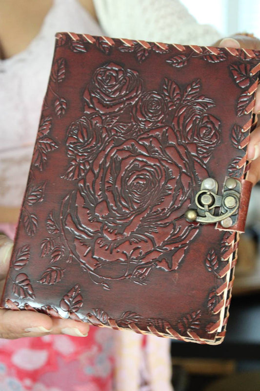 Land of Roses Leather Journal