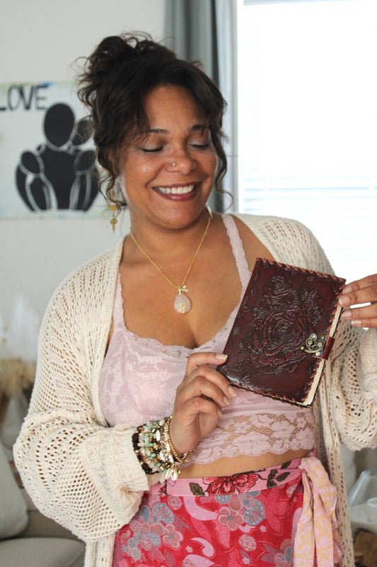 Land of Roses Leather Journal