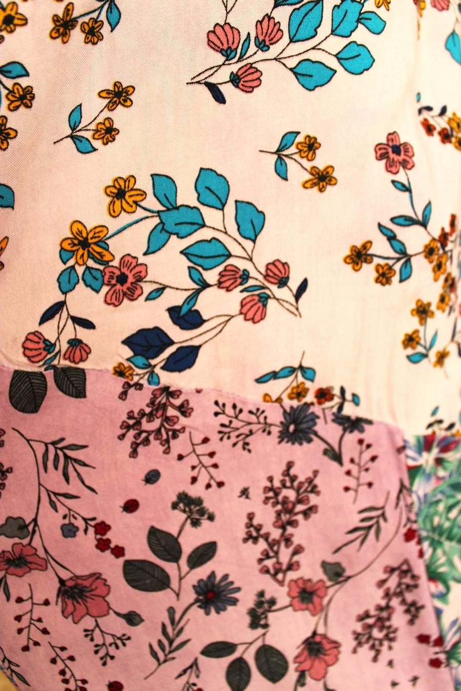 BB Lavender Gorgeousness Patchwork Boho Overalls