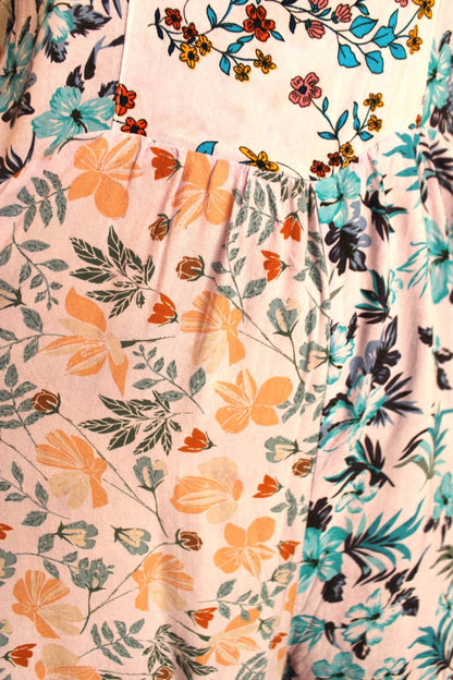 BB Lavender Gorgeousness Patchwork Boho Overalls