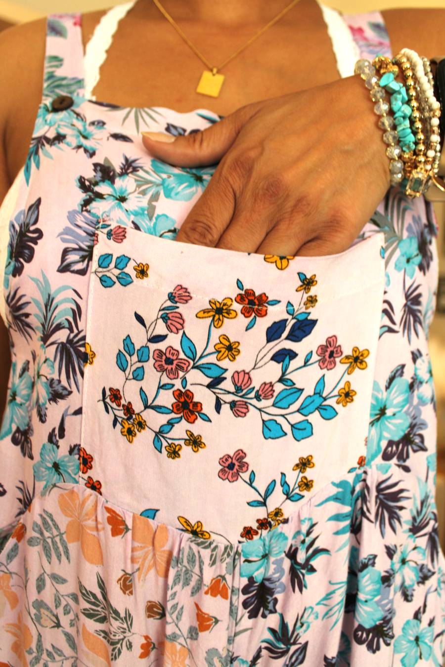 BB Lavender Gorgeousness Patchwork Boho Overalls