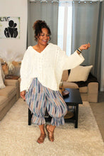 Load image into Gallery viewer, BB Bohemian Stripes Bloomer Midi Capri Short
