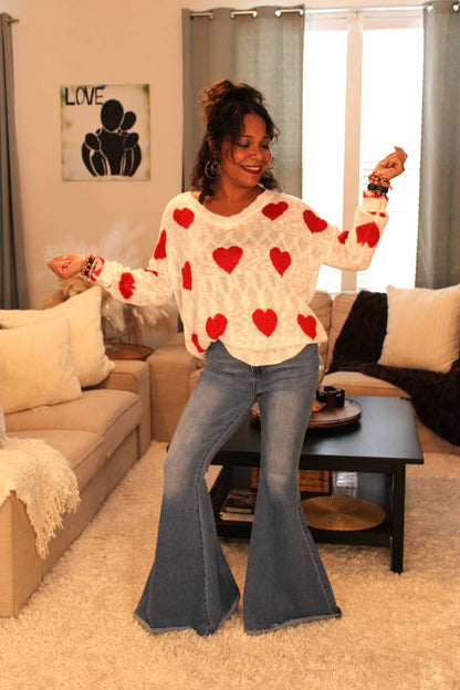 Lovely Heart Sweater