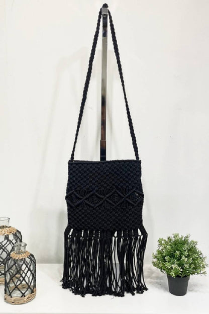 Macrame Bag With Fringe