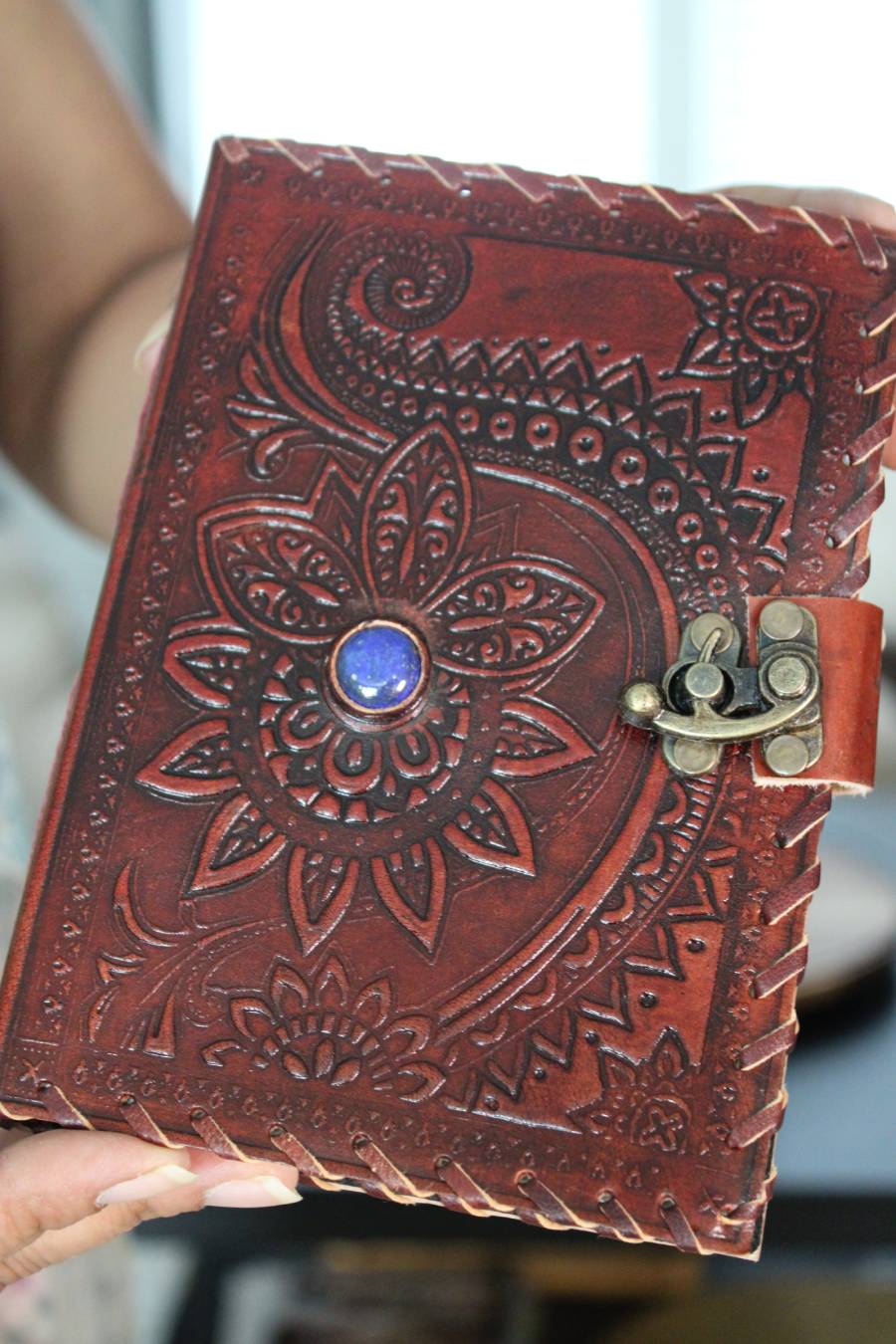 Mandala Leather Journal