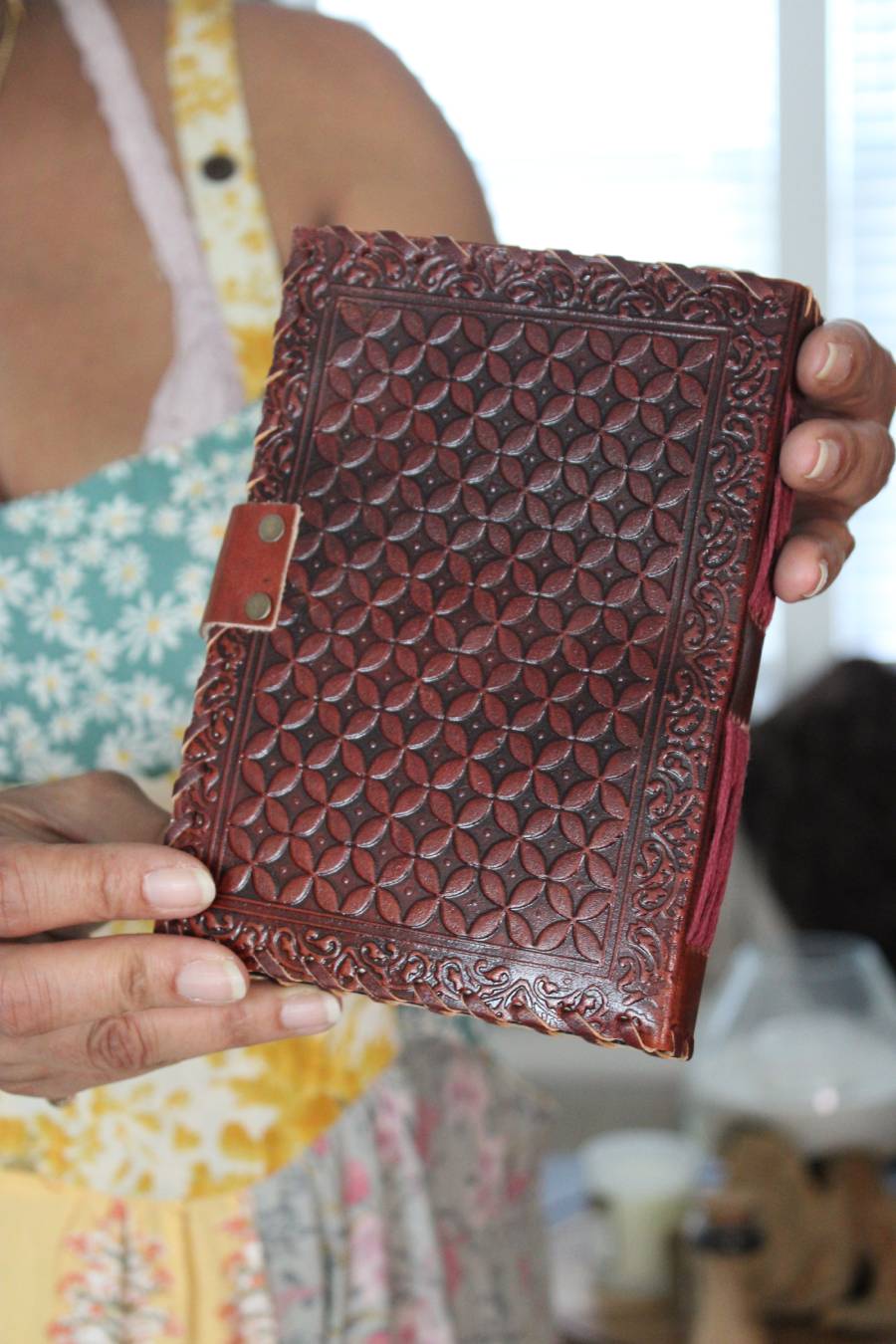 Mandala Leather Journal
