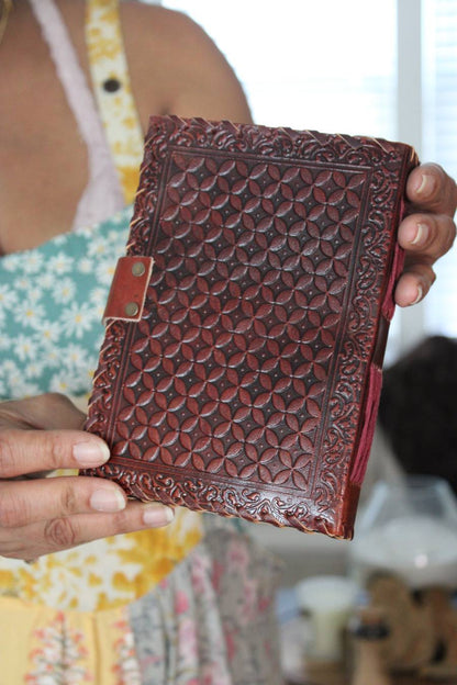 Mandala Leather Journal