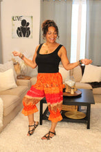 Load image into Gallery viewer, BB Maple Leaf Flames Bloomer Midi Capri Short
