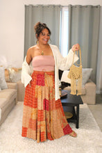 Load image into Gallery viewer, BB Maple Bloom Patchwork Maxi Skirt

