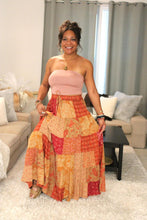 Load image into Gallery viewer, BB Maple Bloom Patchwork Maxi Skirt
