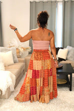 Load image into Gallery viewer, BB Maple Bloom Patchwork Maxi Skirt
