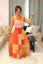 Load image into Gallery viewer, BB Maple Bloom Patchwork Maxi Skirt
