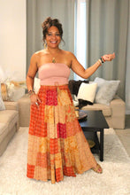 Load image into Gallery viewer, BB Maple Bloom Patchwork Maxi Skirt
