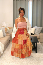 Load image into Gallery viewer, BB Maple Bloom Patchwork Maxi Skirt
