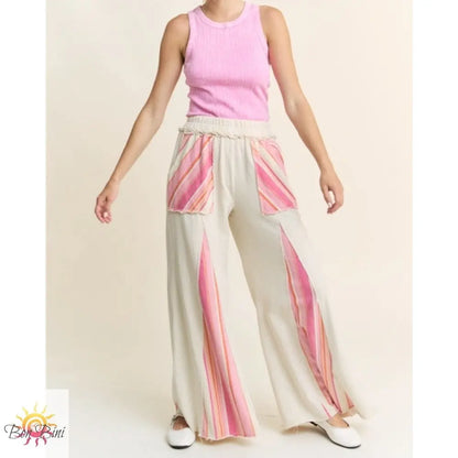 JH Mineral Stripe Detail Pants