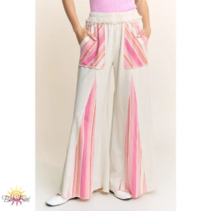 JH Mineral Stripe Detail Pants