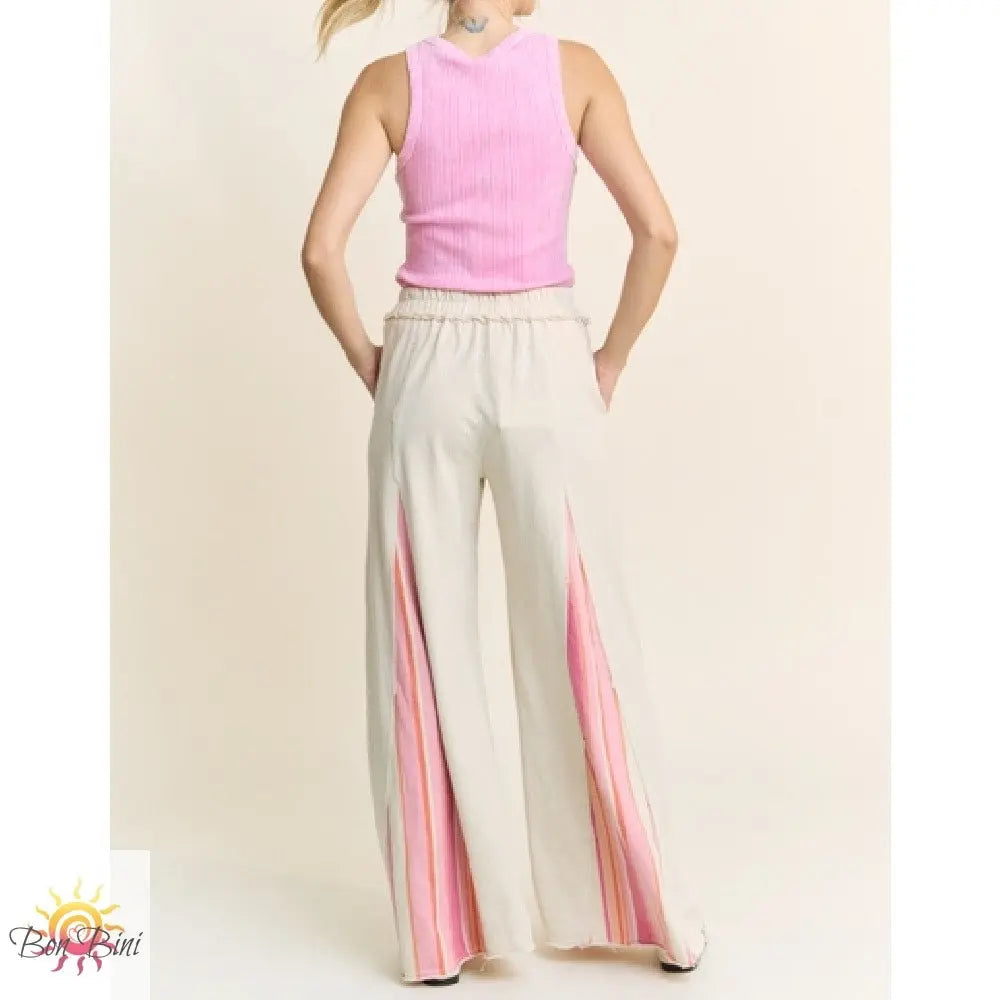 JH Mineral Stripe Detail Pants