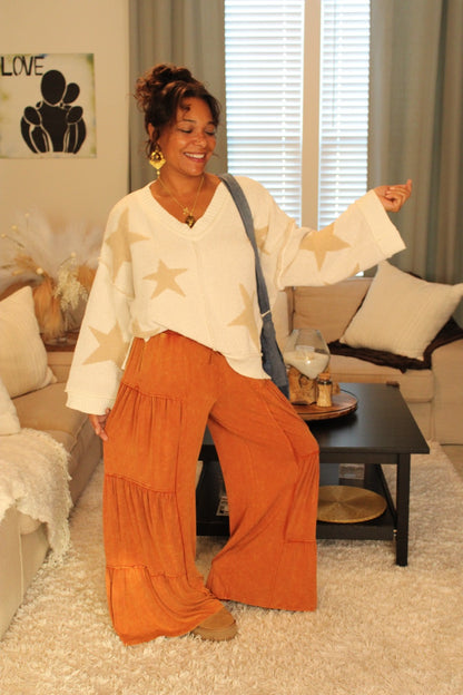 Everyday Comfort Side Tiered Pants