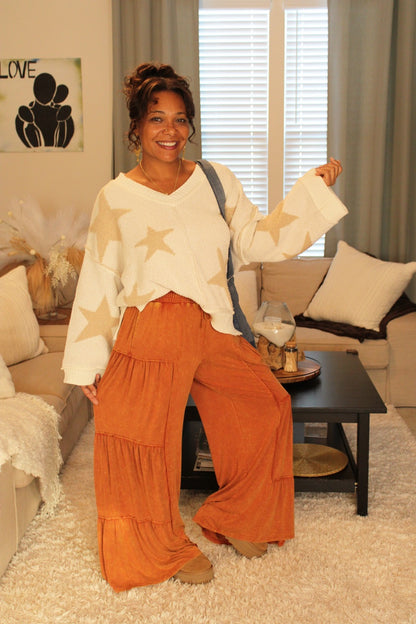 Everyday Comfort Side Tiered Pants