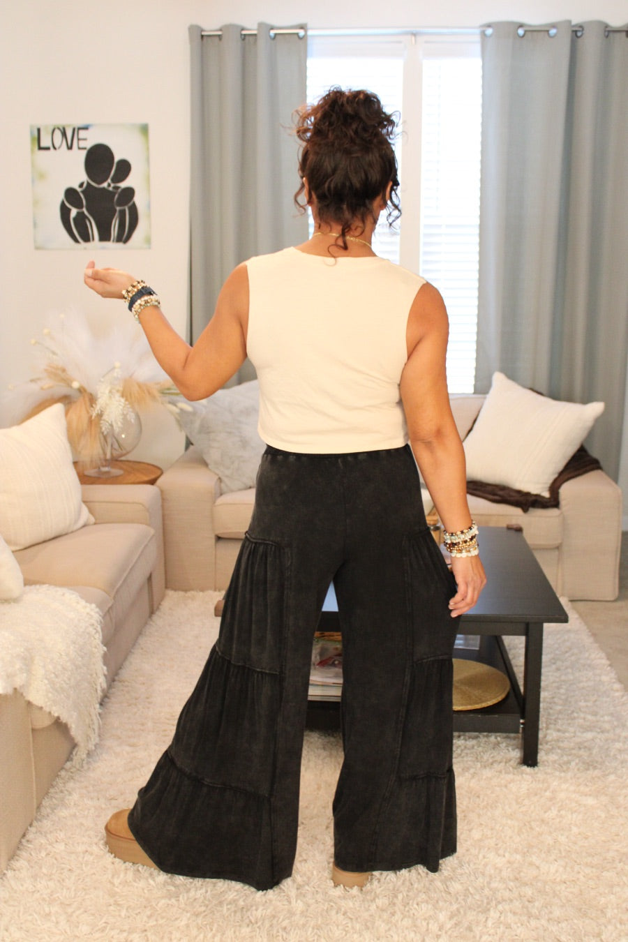 Everyday Comfort Side Tiered Pants