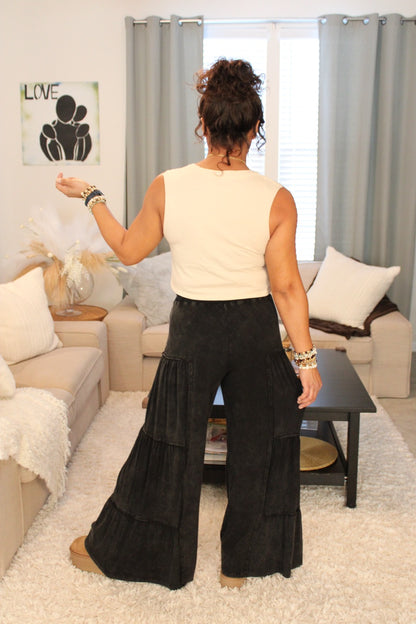 Everyday Comfort Side Tiered Pants