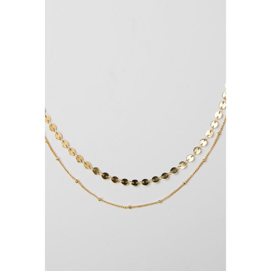 Nyla Layered Mini Circle Choker