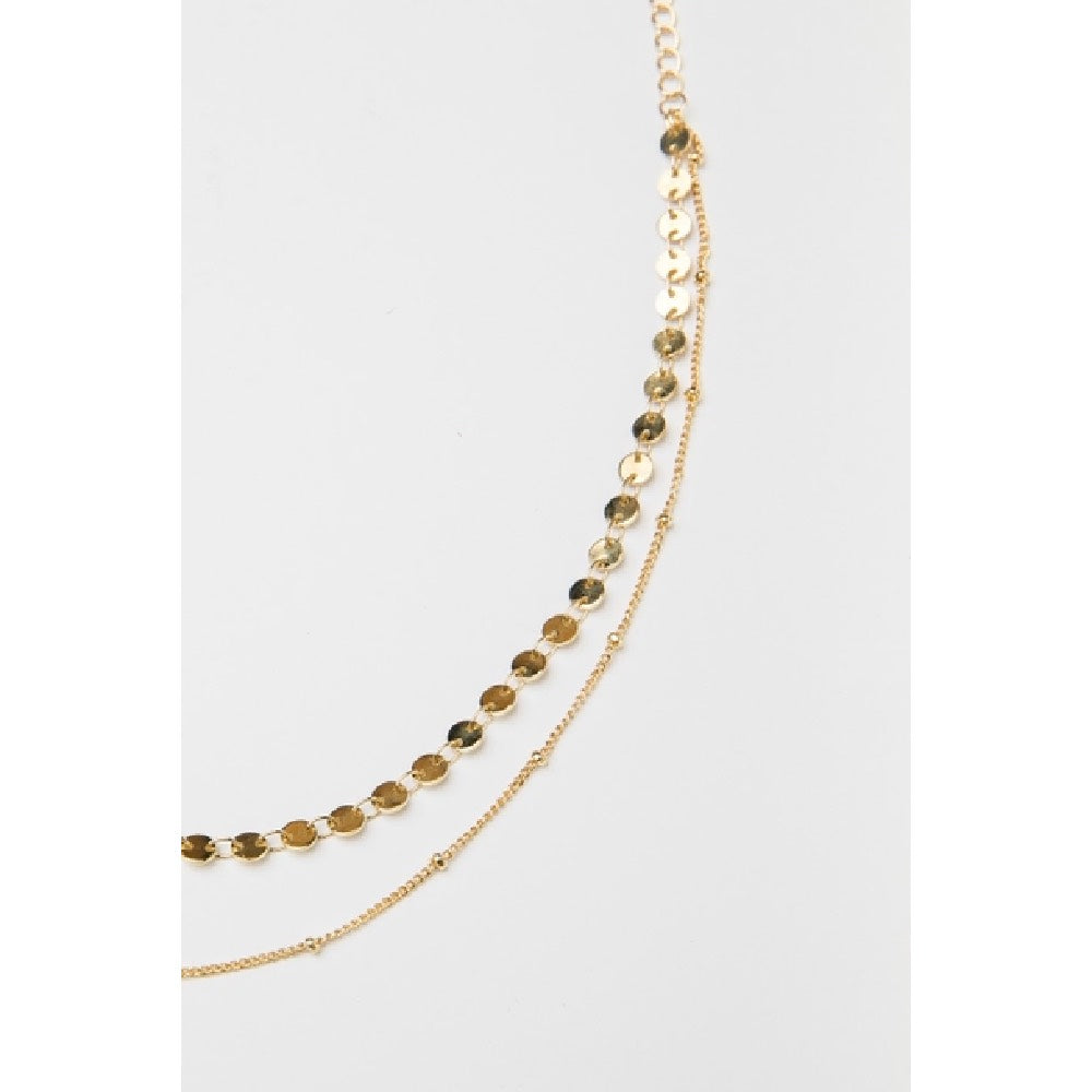 Nyla Layered Mini Circle Choker