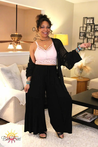 POL Stroll Along Culottes Wide Leg Pants