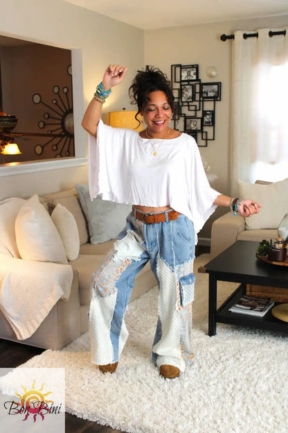 Essential Boho Poncho Top