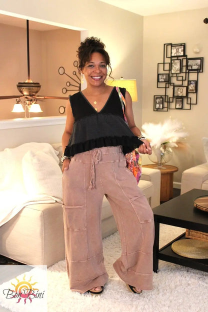 POL Darling Ruffled Knit Top