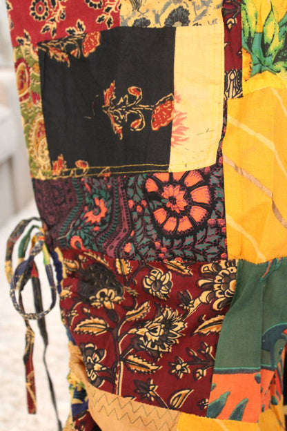 POL Spanish Tiles Cotton Patchwork Pants