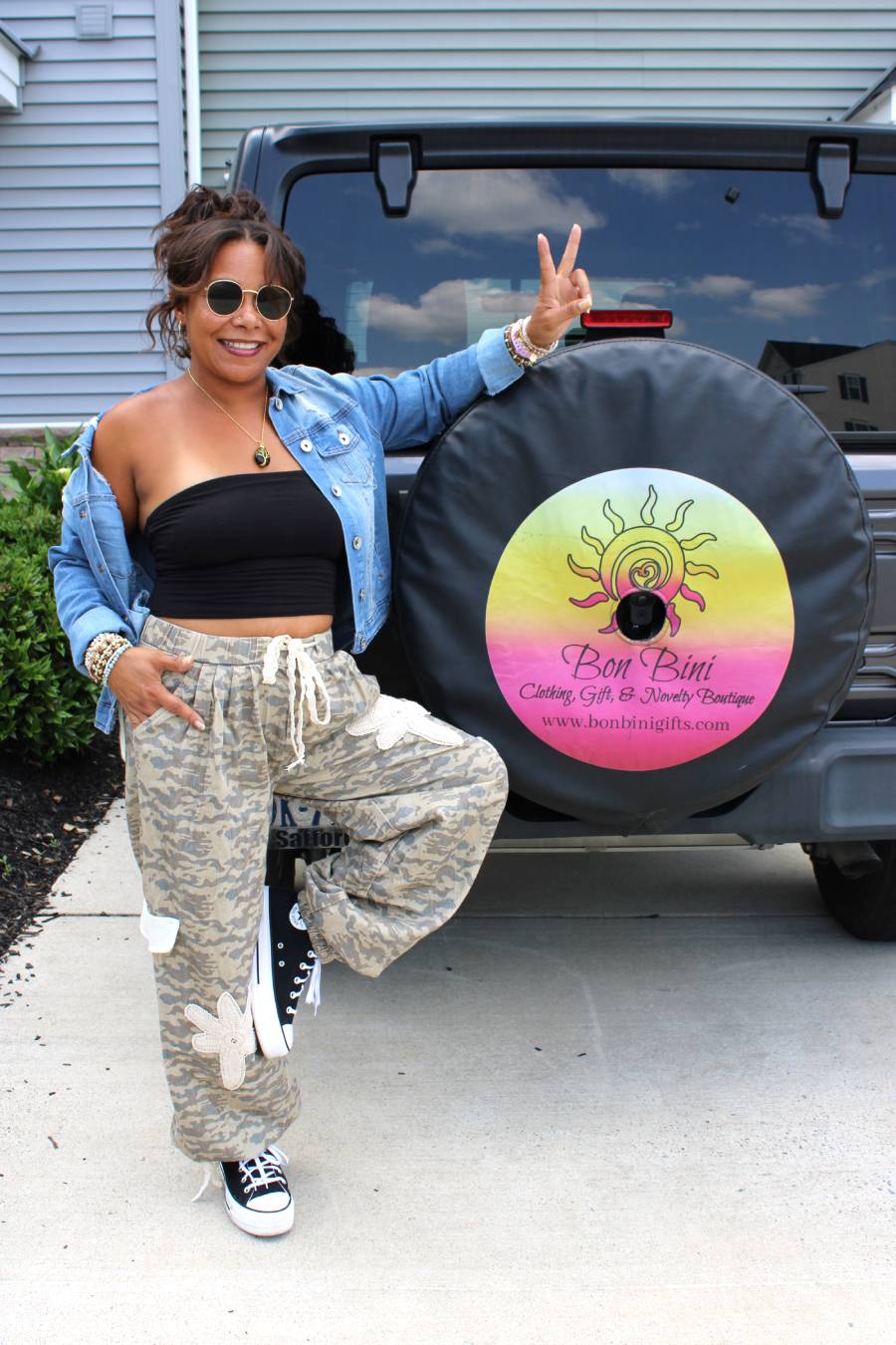POL Lovely Touch Camo Twill Pants