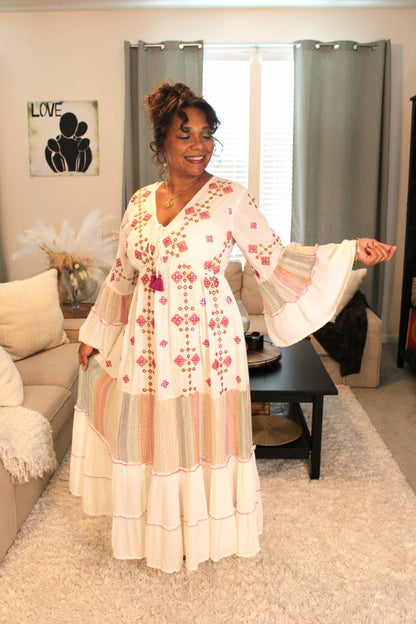 POL Merrow Edge Cotton Dress
