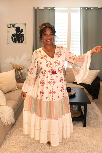 POL Merrow Edge Cotton Dress