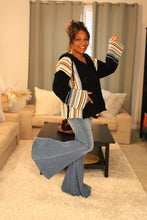 Load image into Gallery viewer, POL Nightscape Chenille Hoodie Sweater
