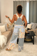 Load image into Gallery viewer, POL Pops Of Floral Woven Overalls
