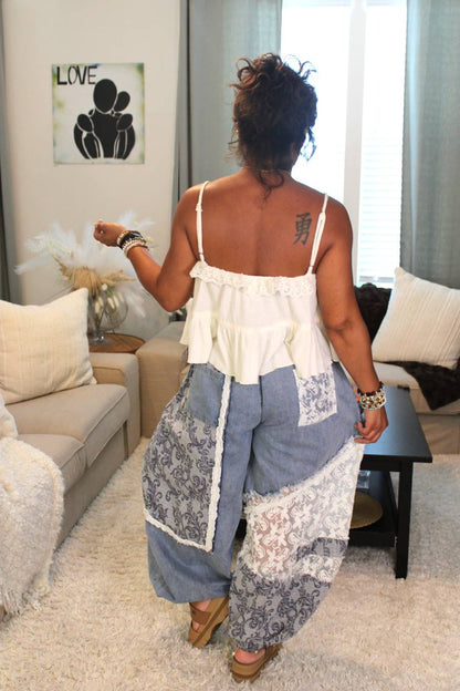 POL Through The Paisley Glass Joggers