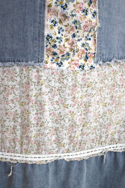 POL Vintage Floral Contrast Dress