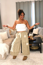 Load image into Gallery viewer, POL Warm Latte Multi-Floral Patchwork Pants

