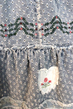 Load image into Gallery viewer, POL Whimsical Floral Dreams Denim Dress
